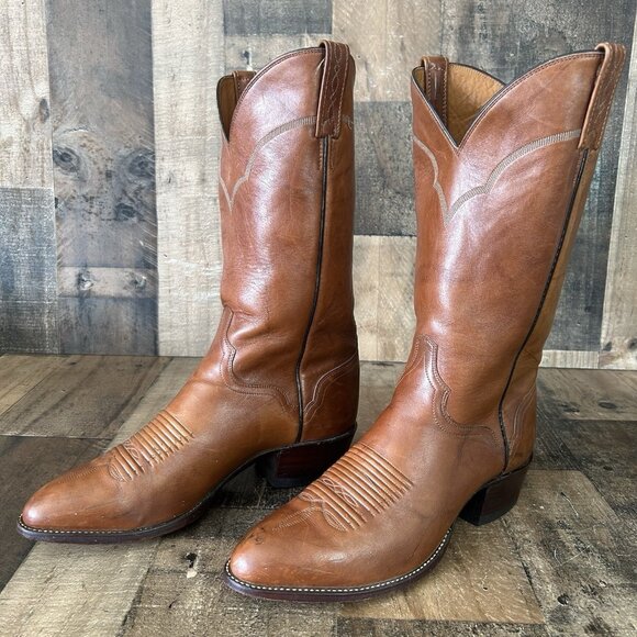 El Dorado Vintage Handmade Western Cowboy Boots Mens 10 D - Picture 1 of 12